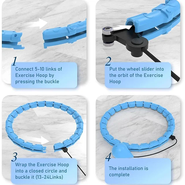 Fitness Hoop Weights to Exercise At Home Sports Entertainment Sport Equipment 4