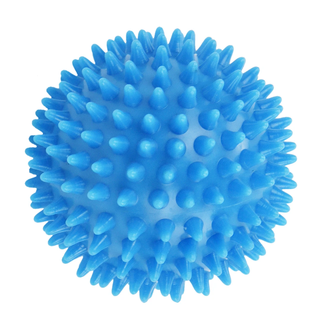 A89E-Spiky Massage Ball, Hard Stress Ball 7.5cm for Fitness Sport Exercise (sky blue)