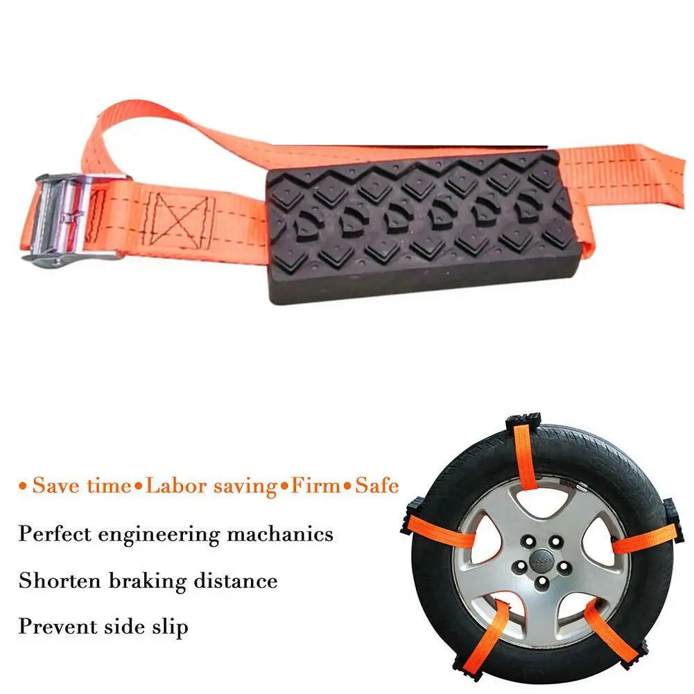 1PC Car Tire Anti-skid Chain Traction Mat Plastic Mud Sand Escape Device Tools Board Traction for Snow Mud Road Universal