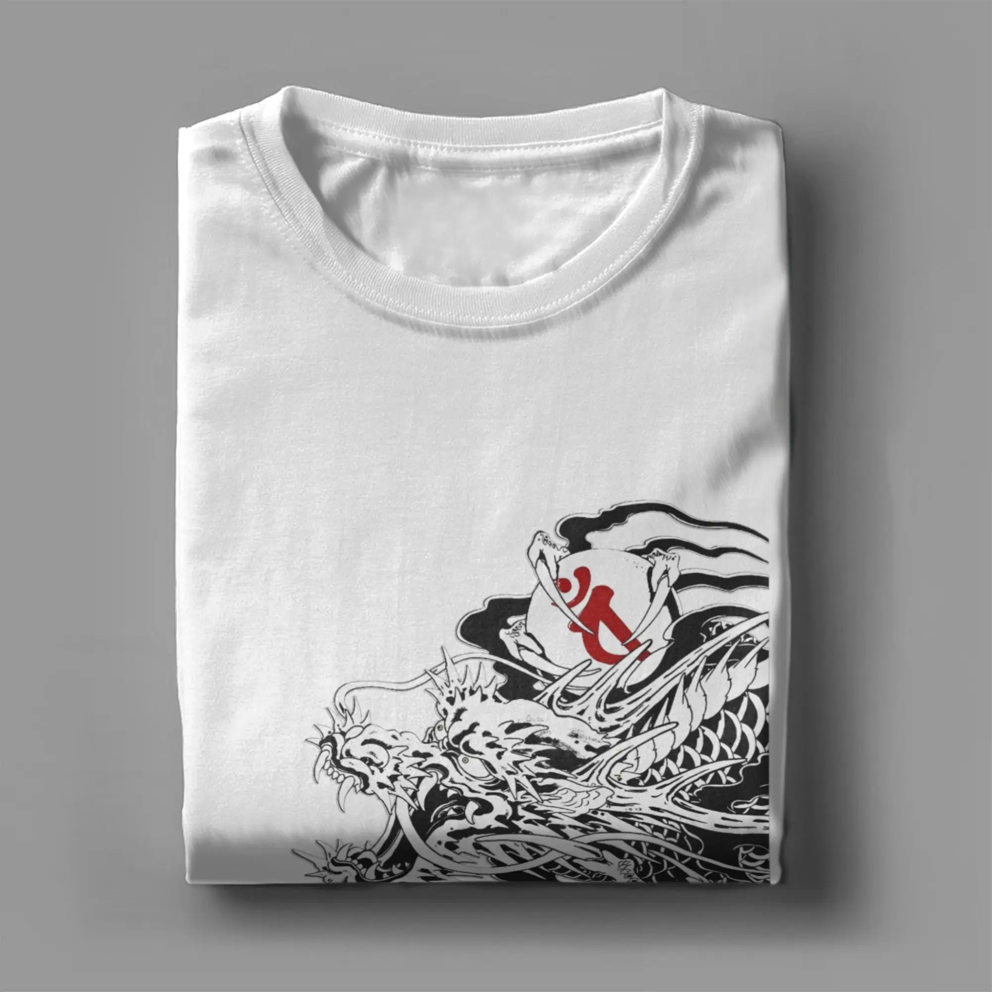 مثل التنين و ياكوزا كيوامي تي شيرت للرجال القطن ال...