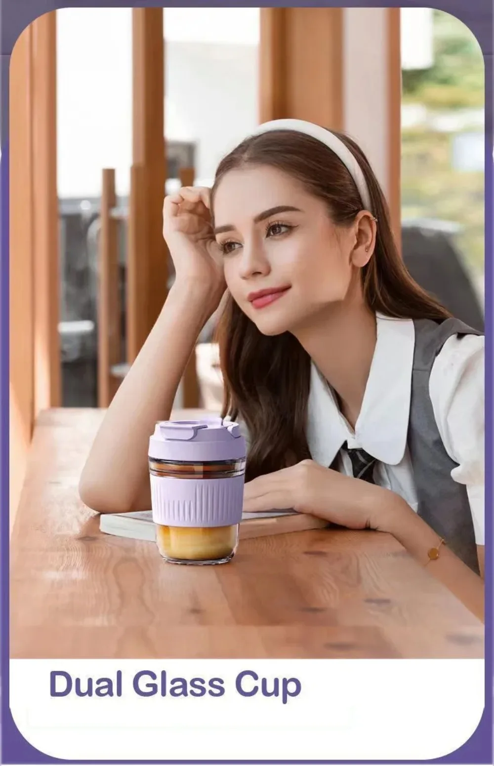 Portable Straw Coffee Cup Children Glass Glass Cup Anti-Scald Sealed Drinking Water Bottle - 500 Ml 15 Portable Straw Coffee Cup Children Glass Glass Cup Anti-Scald Sealed Drinking Water Bottle - 500 Ml