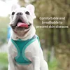 Dog Harness Leash Set for Small Dogs Adjustable Puppy Cat Harness Vest French Bulldog Chihuahua Pug Outdoor Walking Lead Leash 6