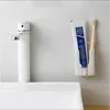 Durable plastic wall-mounted remote control bracket - TV and air conditioning remote control storage box, space-saving storage b 5