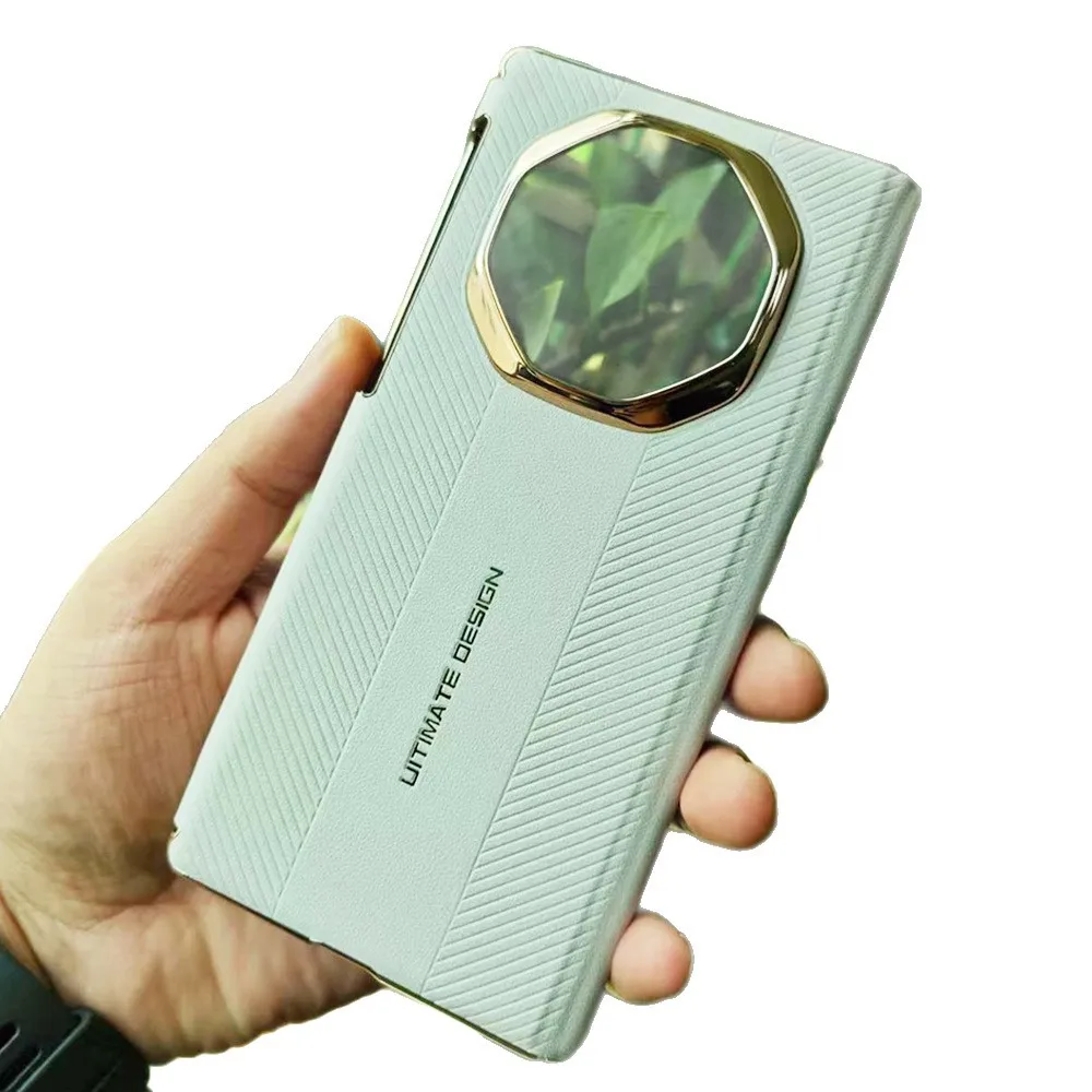 Electroplating Magnetic Suction Double Hinge Protective Phone Case