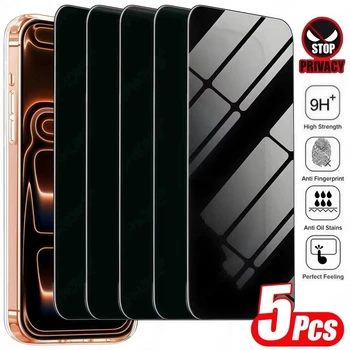 1-5 Pezzi Pellicola Protettiva Privacy a Copertura Totale per iPhone 17 Pro Max Air 16 17promax iPhone17 Vetro Temperato Anti-Spia