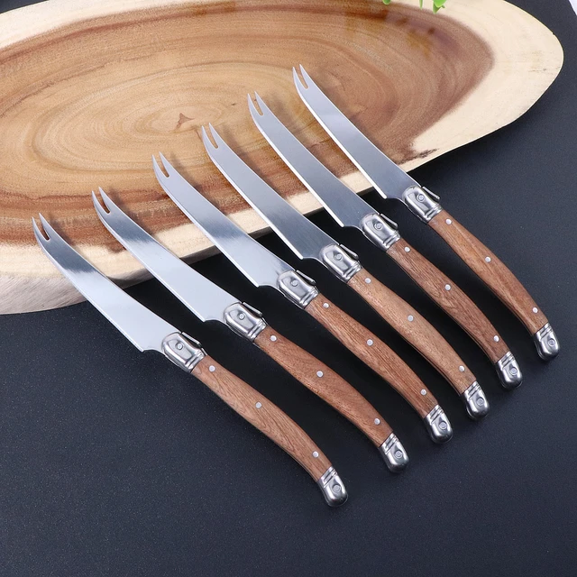 Stainless Steel Laguiole Cheese Knives Set Heart Knife 2CR14SS Cutting  Spear Soft Semi-hard Cheese Tools Pizza Pronged Knife - AliExpress