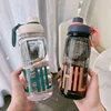 600/800/100ml Sports Water Bottle Gym Fitness Drinking Bottle Outdoor Camping Climbing Hiking Shaker Bottles Fashion Kettle 2