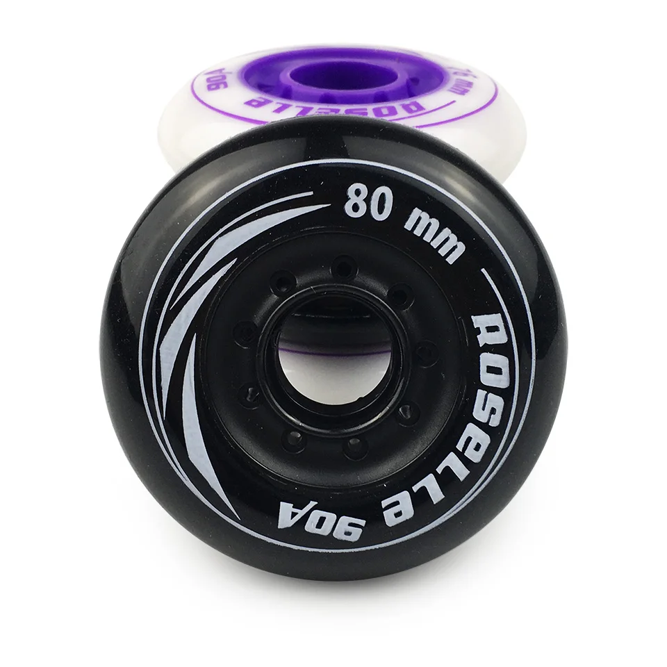 

90A колеса для роликовых коньков 72 76 80 мм шины скольжение слалом бесплатный ролик для катания на коньках уличный дорожный каток для встроенных патинов