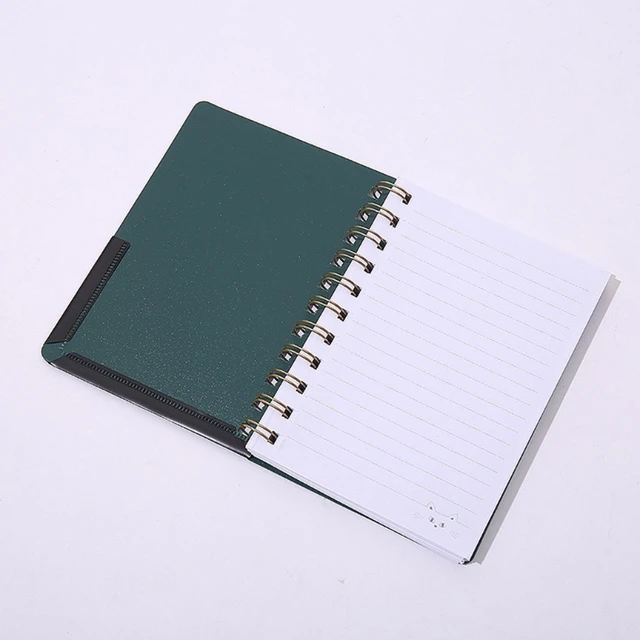 Cahier à spirale étanche, bloc-notes de dessin animé, poche cachée, large  doublure, liberté, A5, horizon, étudiant, enseignant, école, bureau, adulte  - AliExpress