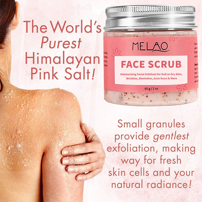 Natural Exfoliating Salt Scrub & Body and Face Souffle helps with Moisturizing Skin, Acne, Cellulite, Dead Skin Scars,Wrinkles 6