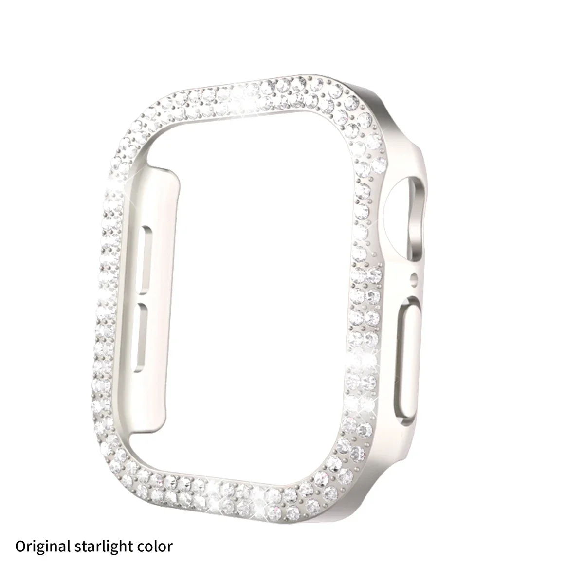 Elegant Rhinestone Diamond Protective Case for Women’s Apple Watch