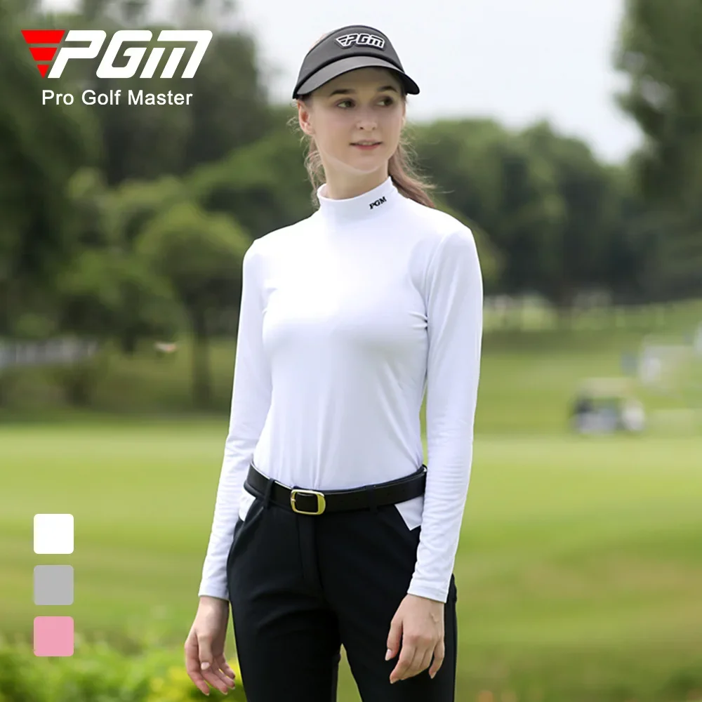 

PGM Women's Autumn/Winter Slim Fit Underlay Golf Clothing Warm Long Sleeve T-shirt