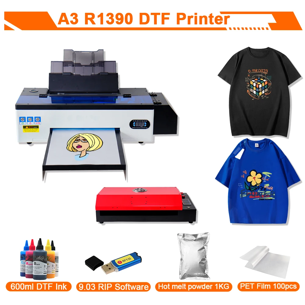 DTF Printer A3 T-shirt Printing Machine for T-shirt Print PET Transfer Film  DTF Heat Press Transfer DTF Transfer Printer Machine - AliExpress