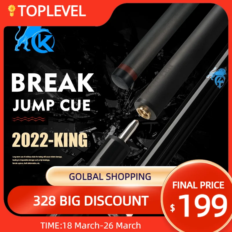 KONLLEN-큐, 3 조각 펀치 점프 큐, 탄소 섬유 블랙 기술, 12.9mm, Uniloc 조인트, 전문 브레이크 점프 큐 브레이크 스틱