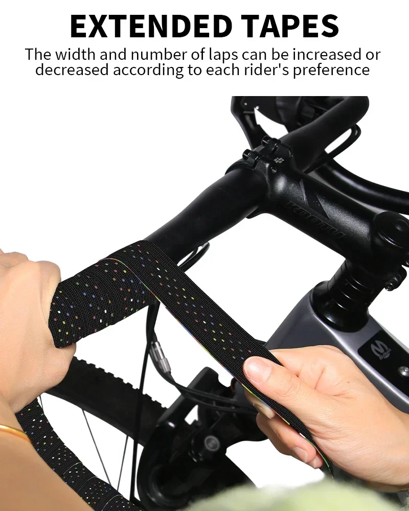 Road Bike Handlebar Tape Bicycle Silica Gel EVA Perforated Bar Wrap Belt Breatha