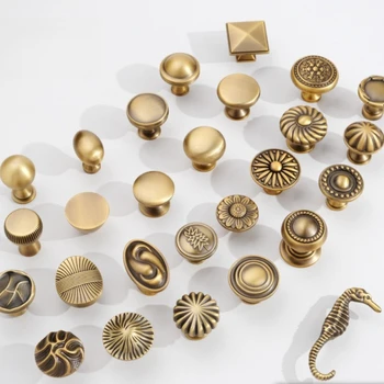 Antique Bronze Single-Hole Cabinet Handle 1