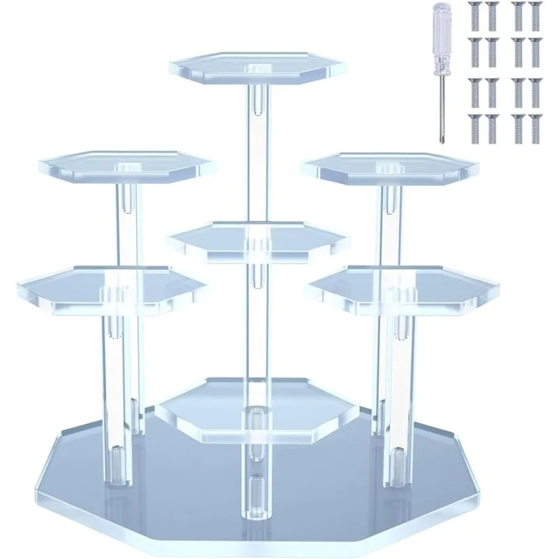 

Acrylic Display Stand for Figures, Collectibles, Toys and Dolls, Jewelry, Action Figures Collection Organizer Holder