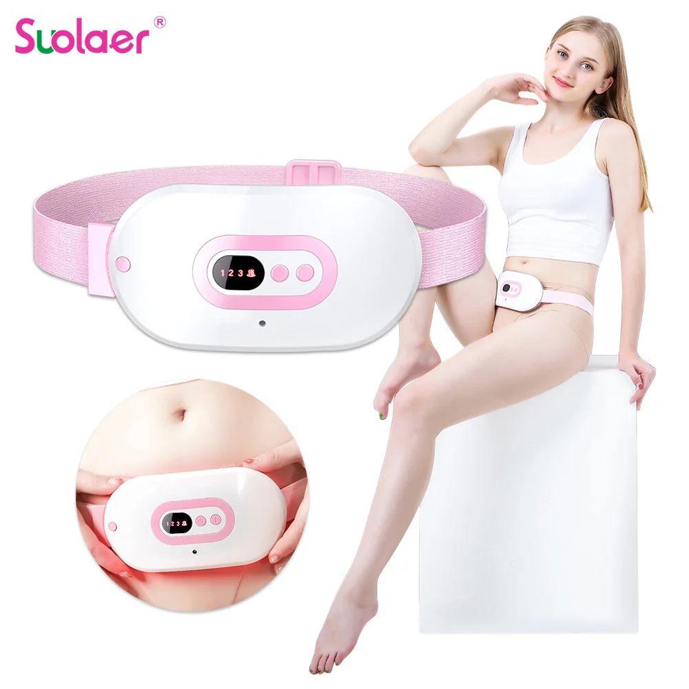 Menstrual Pain Relief Device Abdomen Heating Electric Warm Palace Belt