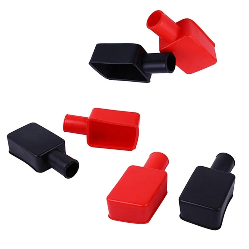 Marine Battery Terminal Covers Positive Battery Terminal Insulator Wire Connectors Caps Cover for Car Motorcycle