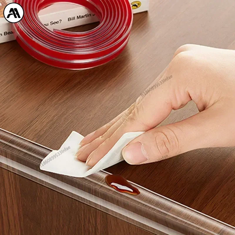 Protections de bord et d'angle transparentes pour l'épreuve des bébés, bandes de protection de pare-chocs souples pour table, mur et meubles