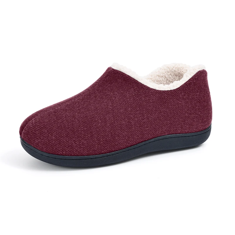 Comwarm Warm Fuzzy House Slippers For Women Indoor Soft Sole Non-slip Plush Slides Cozy Memory Foam Slippers Fluffy Cotton Shoes 5