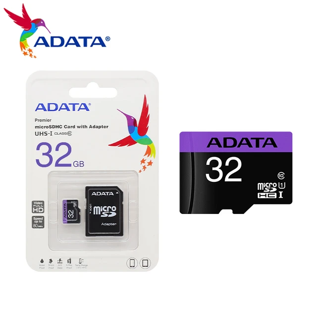 Card micro SD A-DATA 32G AVEC ADAPTATEUR