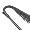 High Quality Silicone Whip Racing Riding Crop Party Flogger Hand Cuffs Queen Black Horse Riding Whip 3