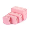 Personalized Embroidery High Capacity Makeup Bag Nylon Waterproof Travel Toiletry Bag for Women Girl Custom Name 5