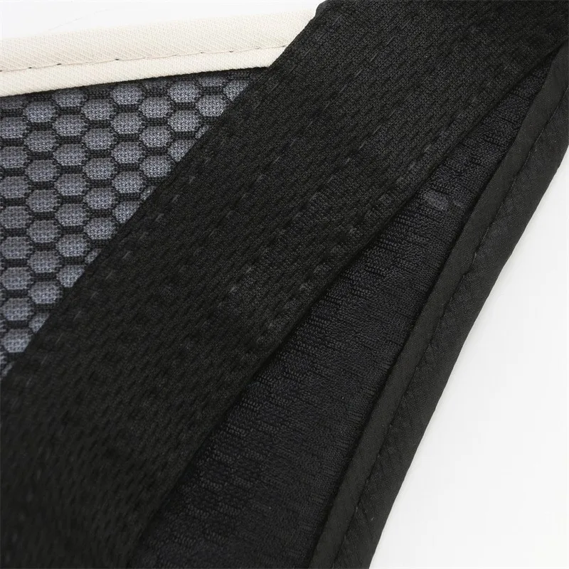 통기성 있는 선 바이저 모자 55-60cm 조절 가능한 헤드 와이드 브림 UV 차단 가볍고 빠른 건조 야외 스포츠 캐주얼웨어용