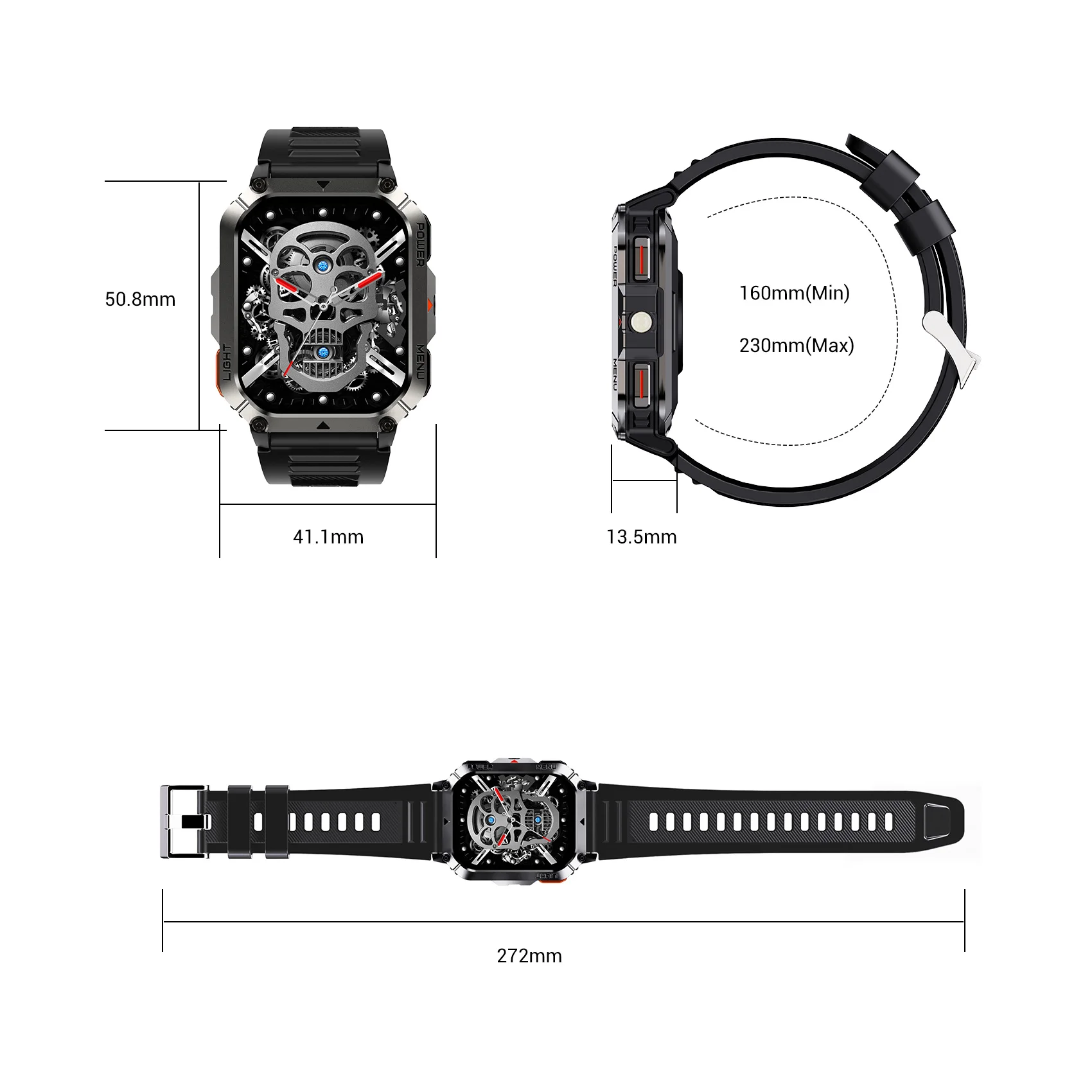 2025 New W70 Pro Outdoor Smartwatch 900mAh 2.01'' TFT HD Screen Waterproof Women Men Watches with Emergency Lighting Compass 6