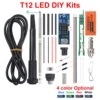Electric Unit Digital Soldering Iron Station Temperature Controller Kits for HAKKO T12 Handle DIY kits w/ LED vibration switch 1
