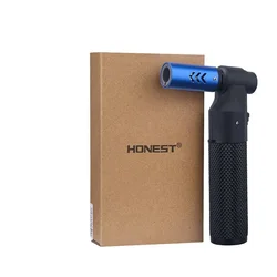 Premium Windproof Butane Jet Gas Lighter - Ideal for Kitchen, Barbecue, and Outdoor Use (Gift Box Blue)