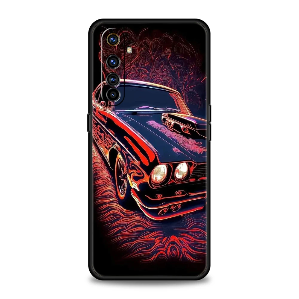 JDM Drift Sports Car Design Silicone Phone Case