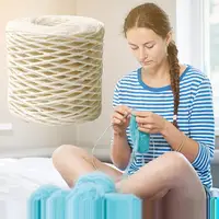 Raffia For Crafts Natural Raffia Yarn For Wrapping Knit Wire Natural Color Matte Texture Raffia Paper Ribbons For Hat DIY 2