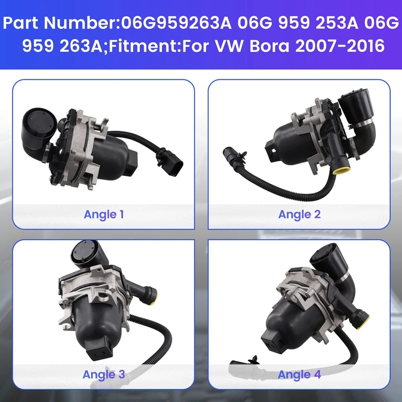 06G959263A Car Secondary Air Pump For VW Bora 06G 959 253A 06G 959 263A