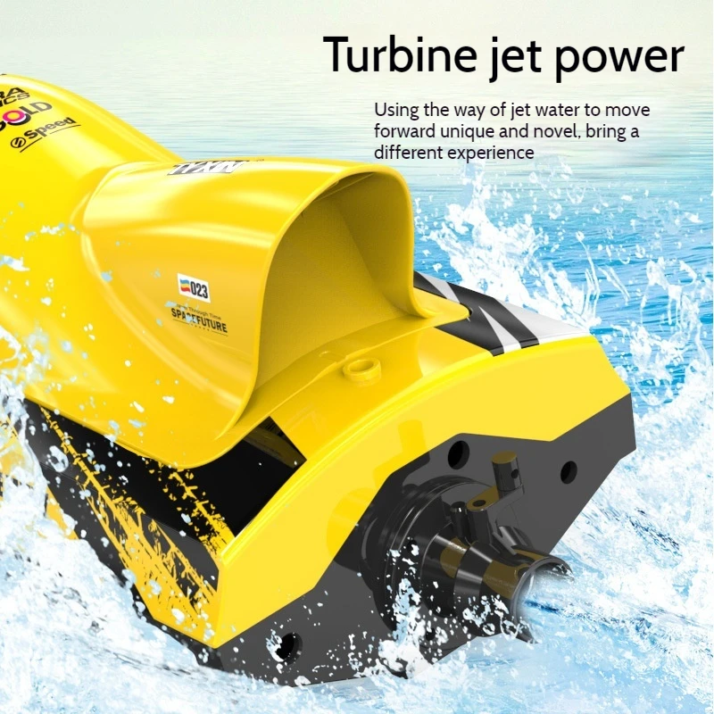 Rc Boats 25km/H 2.4g Turbojet Power Brushless Motor Long Lasting Endurance Sealed Waterproof Cooling System Rc Jet Boat For Boy 3