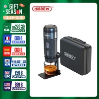 HiBREW Portable Coffee Machine for Car & Home,DC12V  Expresso Coffee Maker Fit Nexpresso Dolce  Pod Capsule  Coffee Powder H4A 1