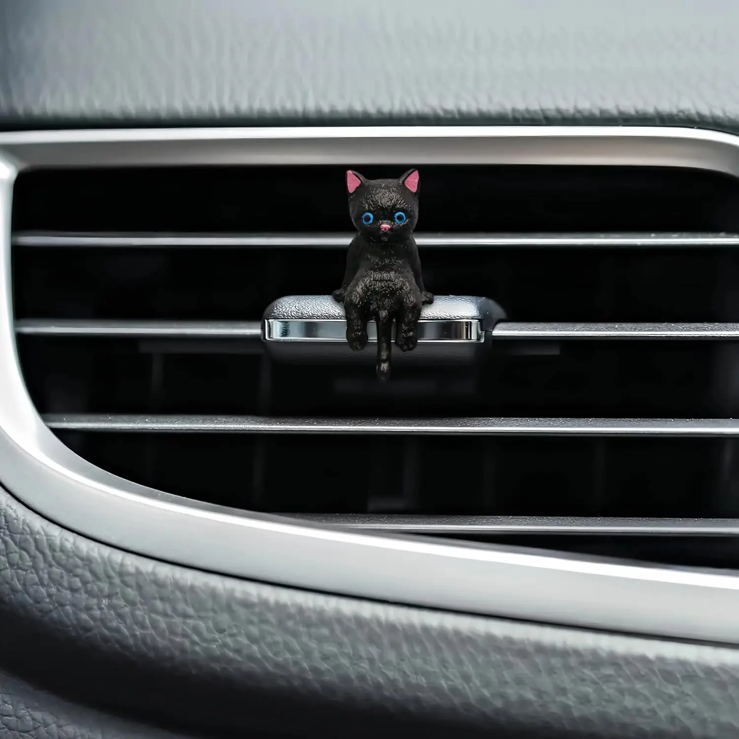 Accessori per Interni Auto a Tema Gatto, Set di 5 Decorazioni Carine per Cruscotto e Specchietto Retrovisore per Donne e Ragazze - Image 5