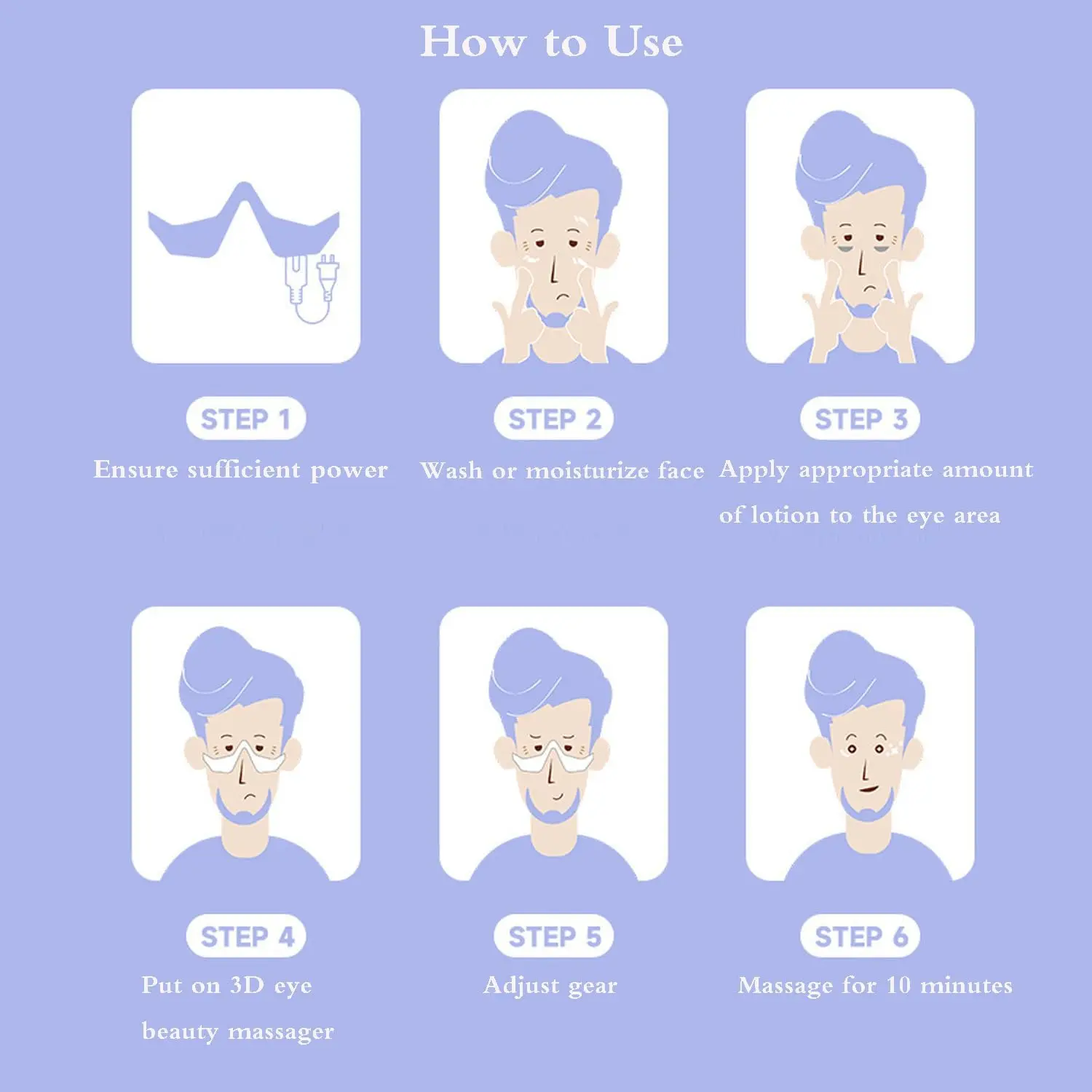 EMS Undereye Redlight Eye Massage Instrument Beauty Device Dark Circles Anti-eye Wrinkles Essence Introducer Eye Beauty Device eye massager