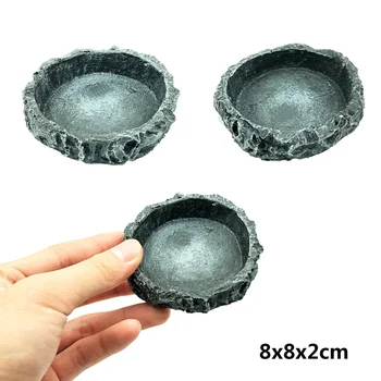 Reptile Pet Feeder Lizard Feeding Bowl