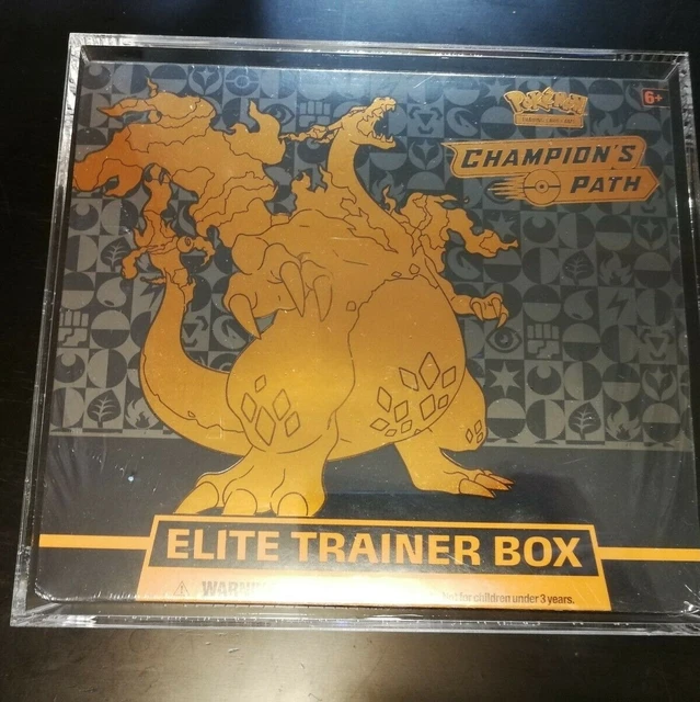 Pokemon ETB Elite Trainer Box w/ Sliding Lid Anti-UV - Acrylic