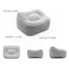 Portable Soft Footrest Pillow PVC Inflatable Foot Rest Folding Pillow Cushion Travel Office Home Leg Up Relaxing Feet Tool 5