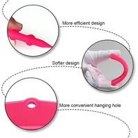 Mini Pink Silicone Squeegee Car Vinyl Wrap Squeegee Window Tint Film Scraper Windshield Soft Water Wiper Car Accessories 2