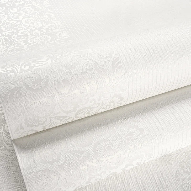 

Новинка 2020, роскошные европейские обои, 3d тисненые обои из дамаста, цветочные, для гостиной, спальни, настенные наклейки, белые, бежевые, серые