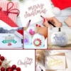 12/36/48 Colors Double Line Outline Pens, Self-Outline Metallic Markers Glitter Writing Drawing Pens For Christmas Card Writing 3