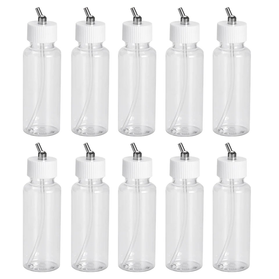 Professional 10x 80cc Airbrush Bottles Set