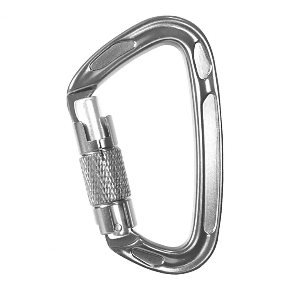 

Carabiner Clip Useful Anti Rust Aluminium Corrosion Resistant D Shape Buckle for Mountaineering