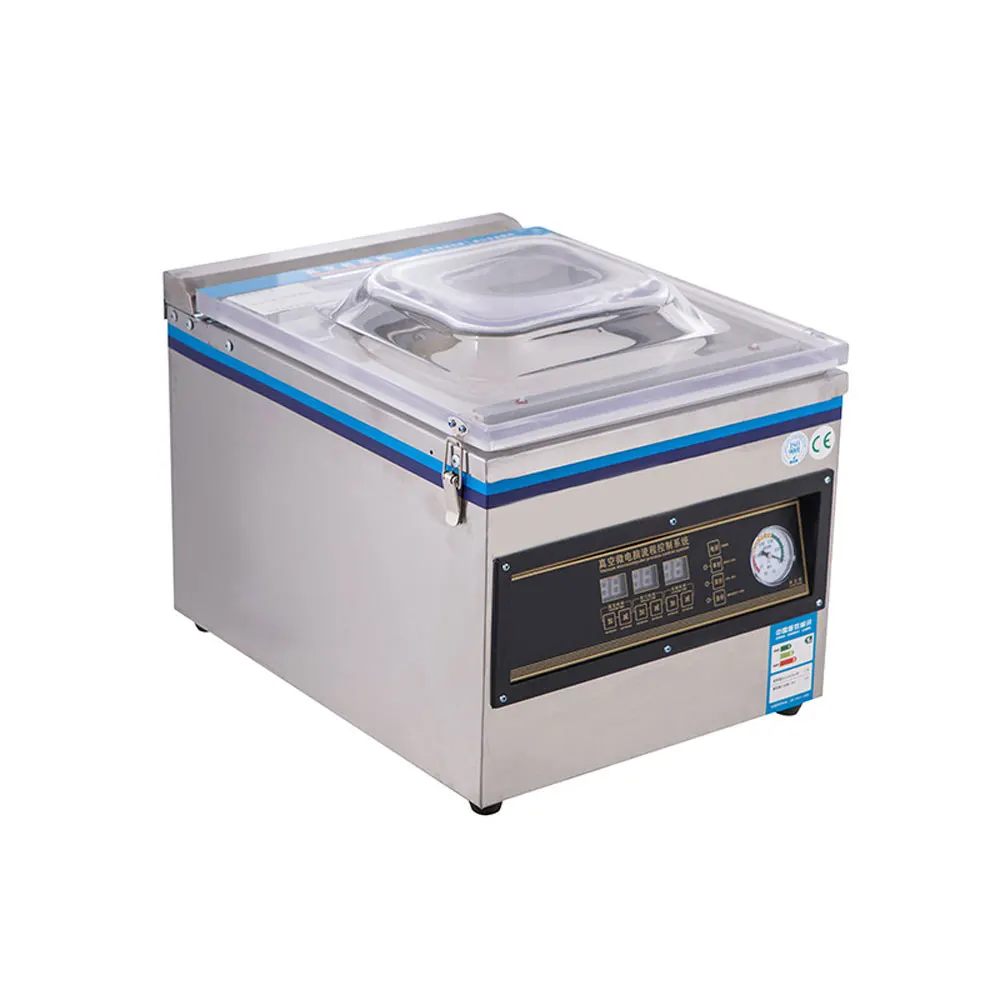 

Commercial Wet and Dry Food Vacuum Sealer Automatic Vacuum Packaging Sealer Dual-purpose Fresh-keeping Plastic Sealing Machine