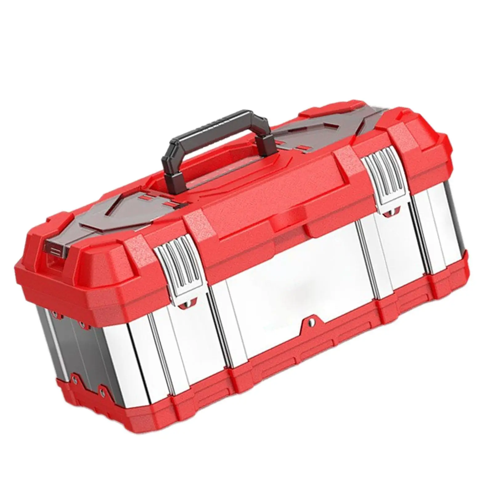 Stainless Steel Tool Box Tool Storage Case for Plumber Home Car Trunks