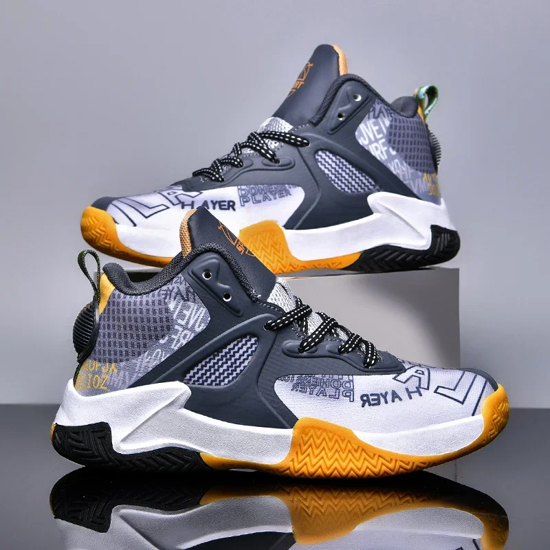 Men's Basketball Shoes 2023 Parent-Child Street Basketball Culture Sneakers High Quality Sneakers Size 30-46